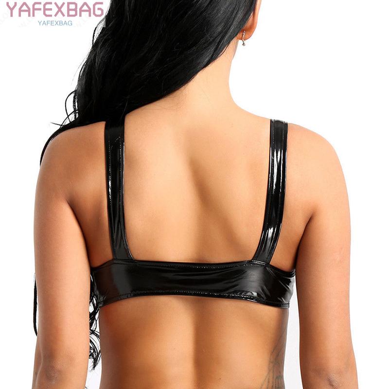 Ladies Women's Bra Wire free Casual Party Plus size Sexy Wetlook Clubwear