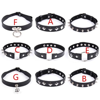 Vòng cổ choker đính đinh tán cực cá tính nhiều mẫu mã đa dạng