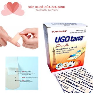 Băng vải cá nhân y tế Ugo tana 1,9x7,2cm - SỨC KHOẺ CỦA GIA ĐÌNH