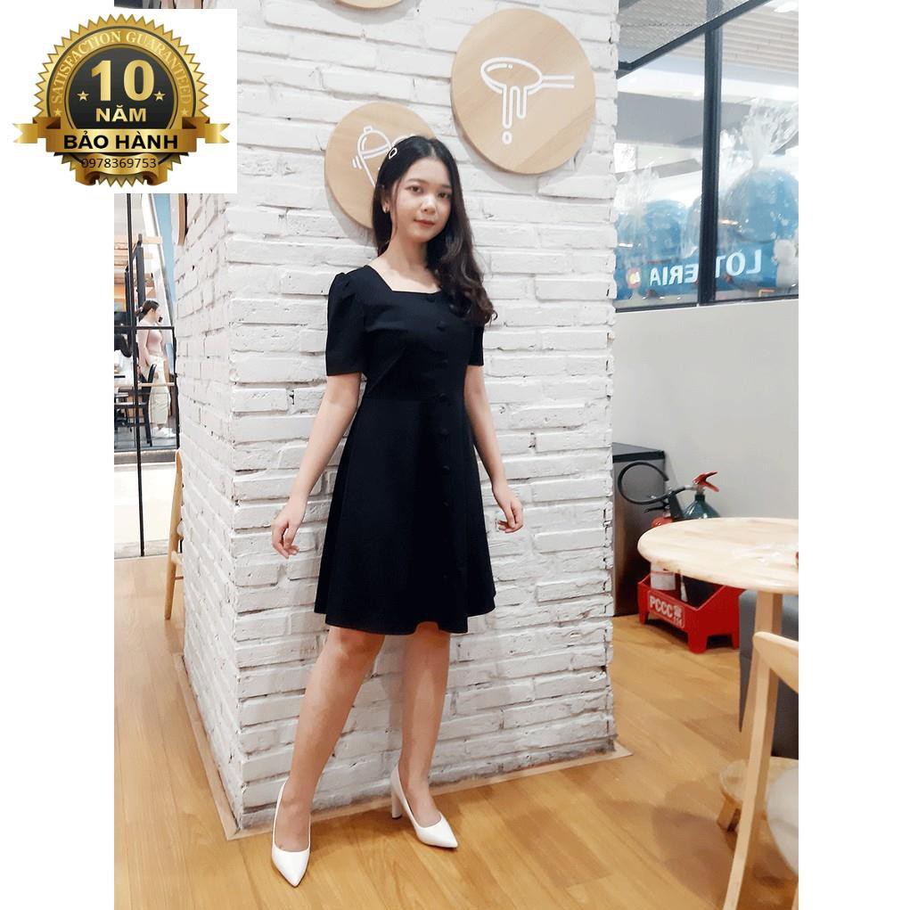 SALE - Đầm xòe đính nút xinh xắn Misa Fashion MS326 đi chơi, đi tiệc, công sở- Có 3 màu-có size lớn)