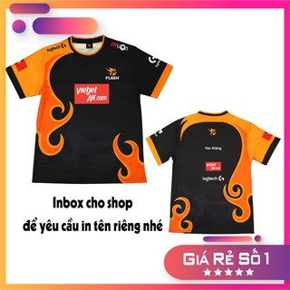 [FREESHIP] Áo Thun Liên Minh Huyền Thoại - Áo thi đấu TEAM FLASH 2020 - In Tên Theo Yêu Cầu