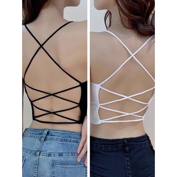 Áo bra gym/yoga dây chéo lưng mã số 062