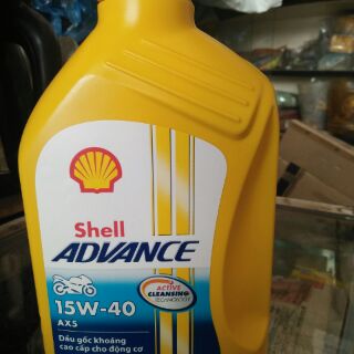 Shell Advance AX5 15W40 - 1l(xe số)kịp