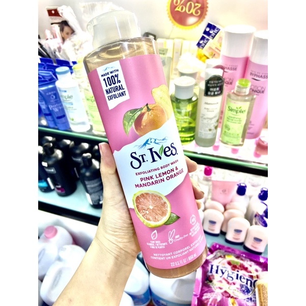 [MẪU MỚI 2021] SỮA TẮM ST.IVES STIVES BODY WASH MỸ 650ML