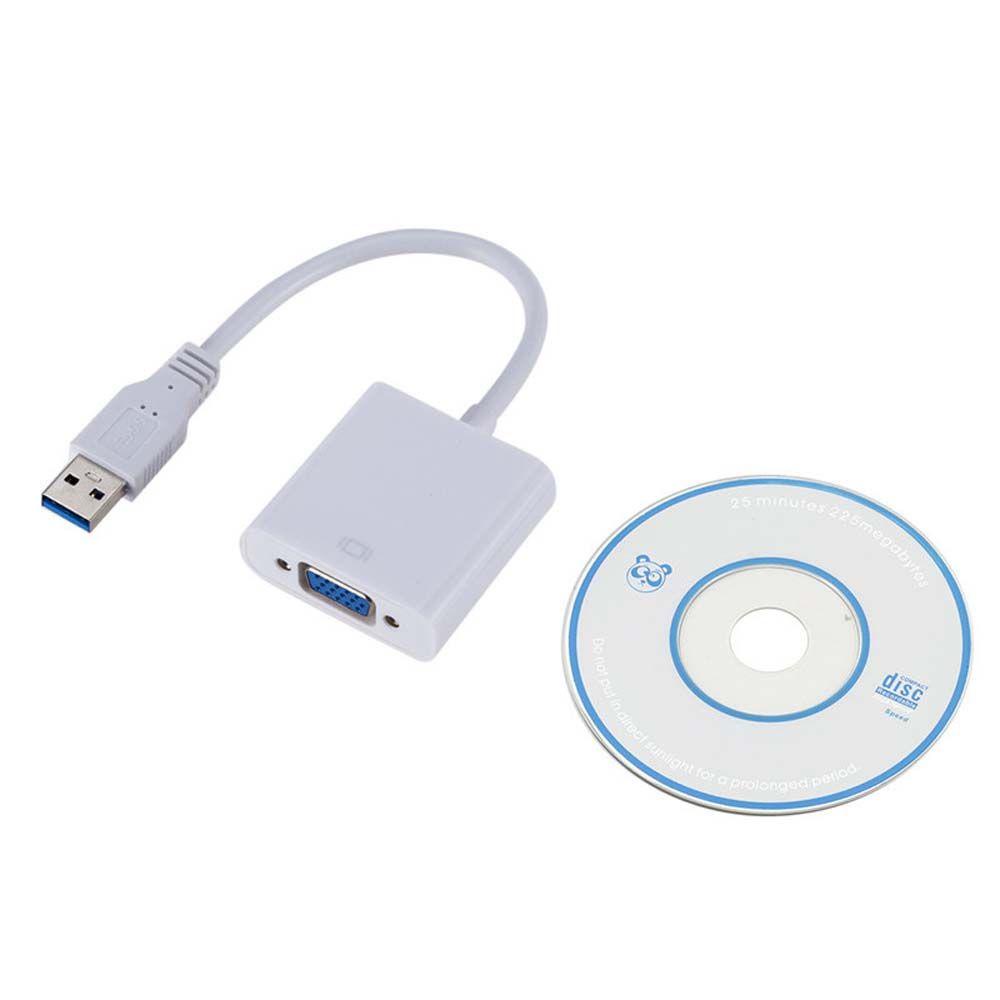 Dây cáp chuyển đổi MMULCK USB 3.0 sang VGA 1080P HD nhiều màn hình thiết thực cho máy tính