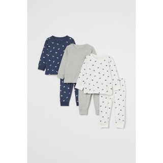 Set 3 bộ cotton hm uk sz 3-4y
