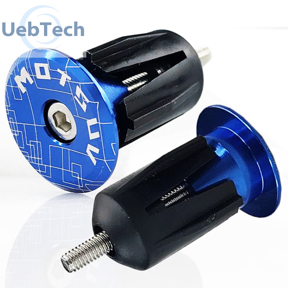 Set 2 nút bịt tay cầm xe đạp bằng hợp kim nhôm Uebtech