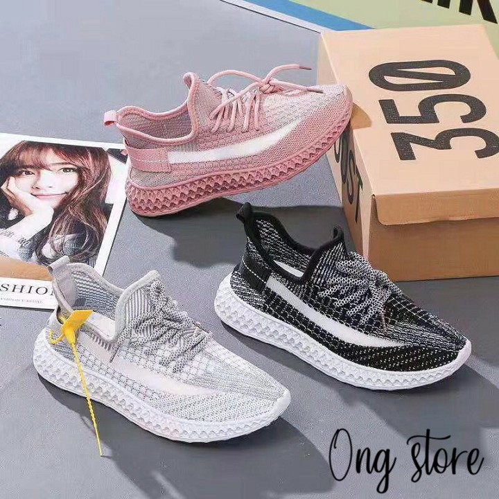 Gìay thể thao nam nữ siêu nhẹ chạy bộ, giày thể thao Sneaker đế tổ ong siêu đẹp