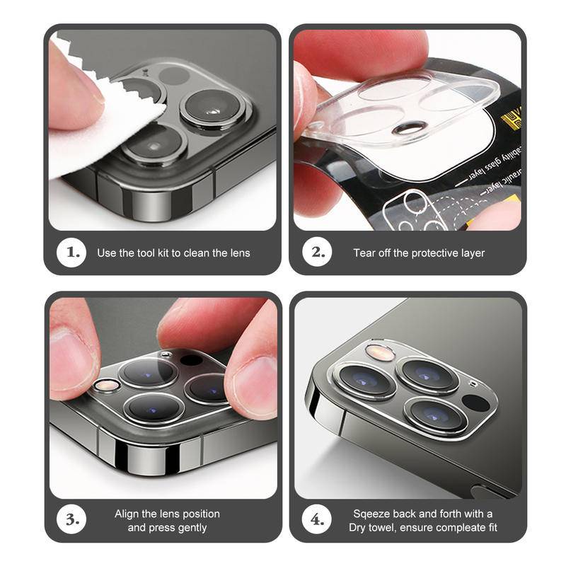 Apple Miếng Dán Bảo Vệ Camera Cho Iphone 11 12 13 Pro Max Mini 6 6s 7 8 Plus X Xs Max Xr Se 2020