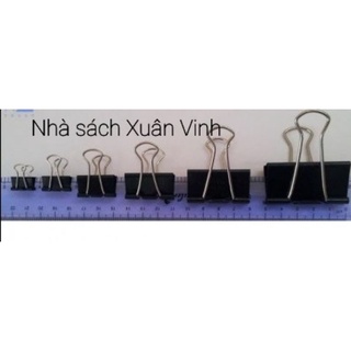 Kẹp bướm đen echomax/slecho các cỡ - kẹp giấy đen