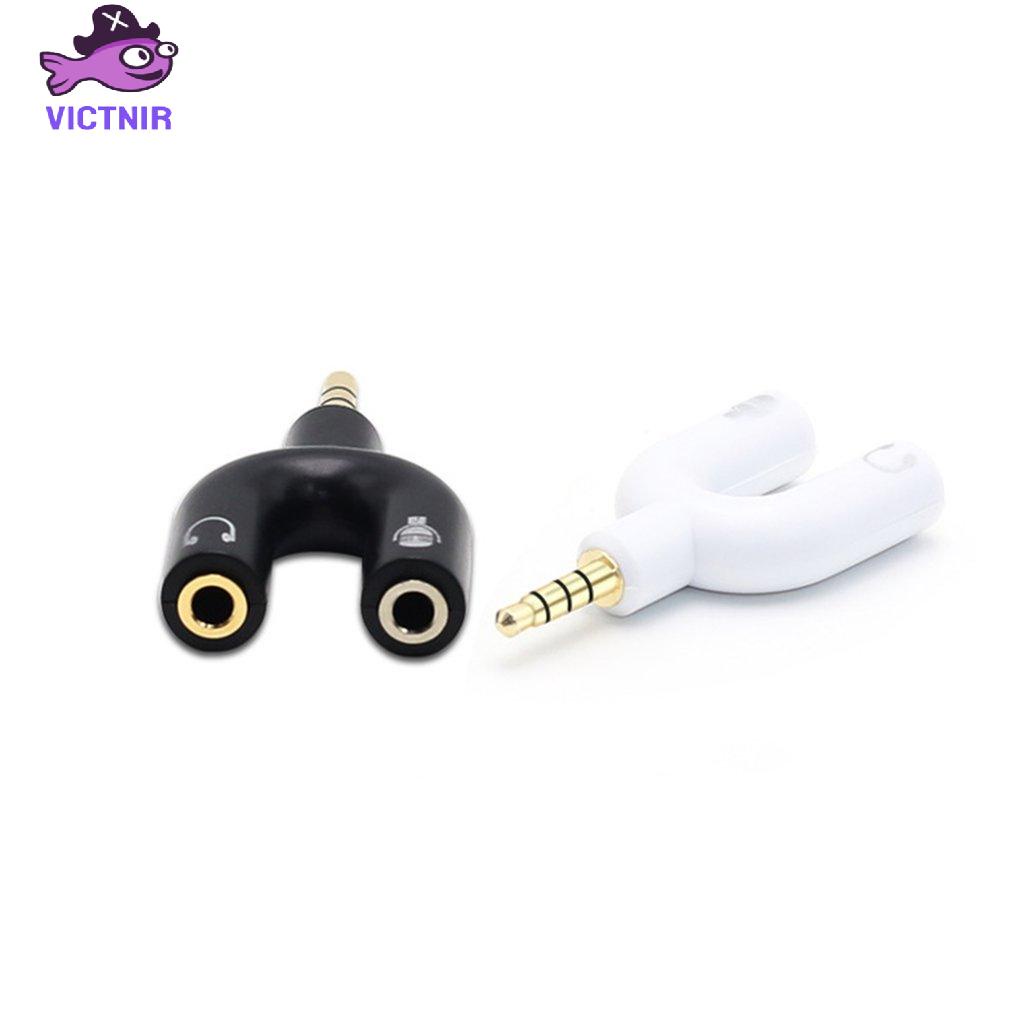 Headphone Mic 2 To 1 Splitter For PS4 For Xbox One Adapter  Headset