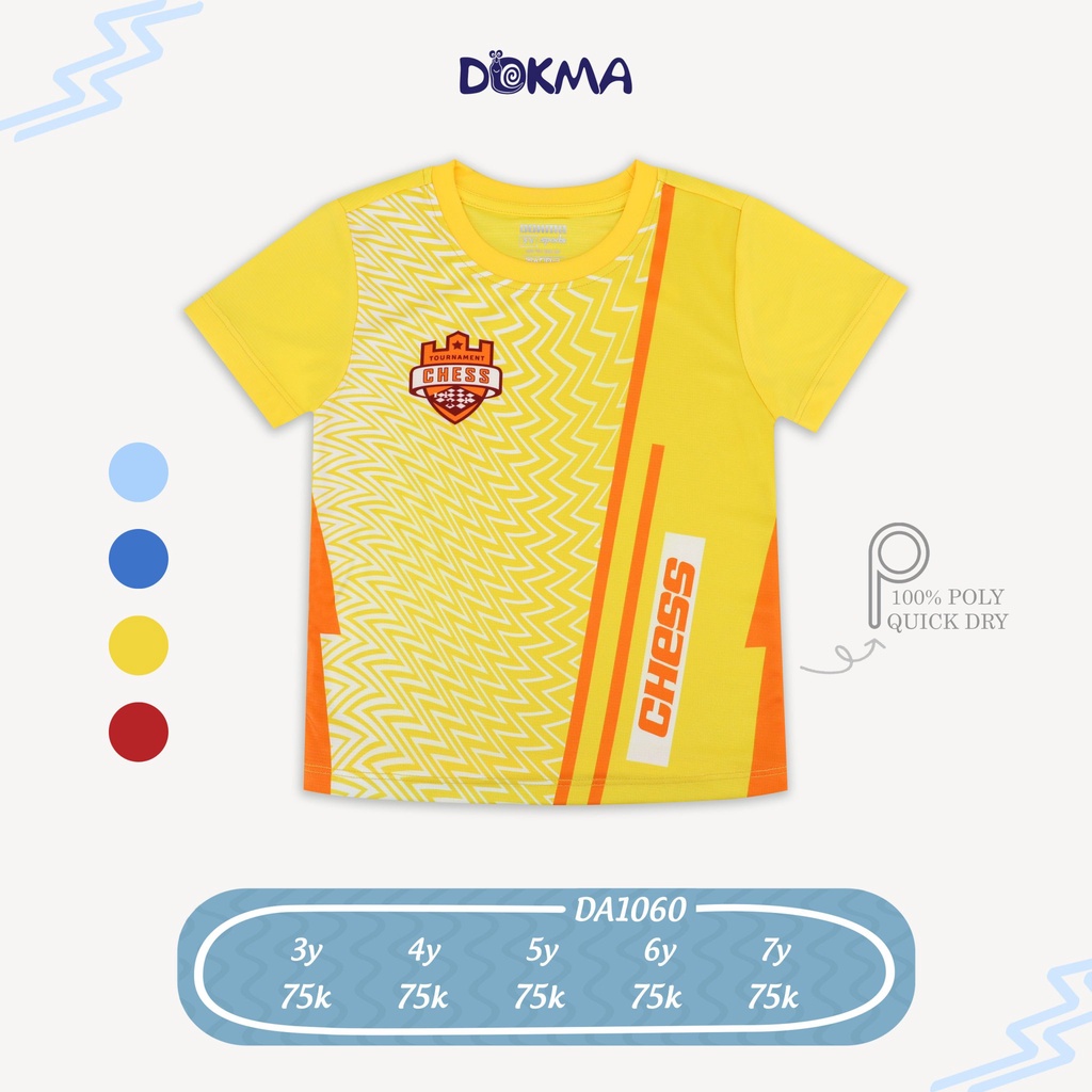 Áo thun cổ tròn bé trai Dokma DA1060