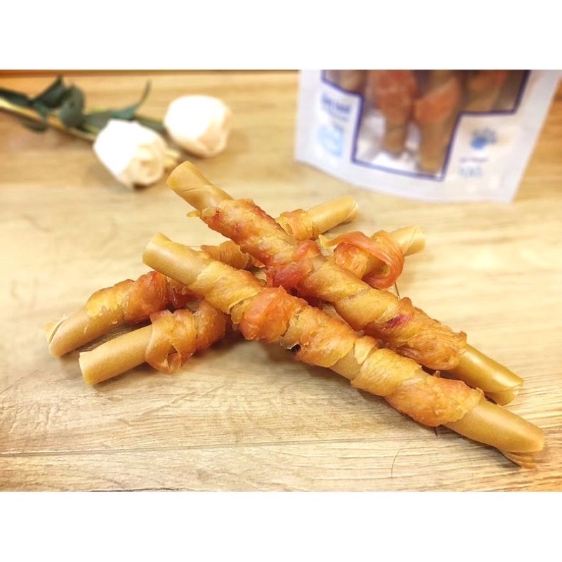[ 100g ] Snack Que Thưởng Sạch Răng Orgo Stick Cho Chó