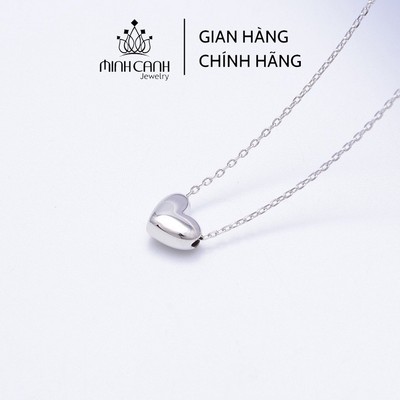 Dây Chuyền Bạc Ta Tim Phồng Mini Xinh Xắn - Minh Canh Jewelry