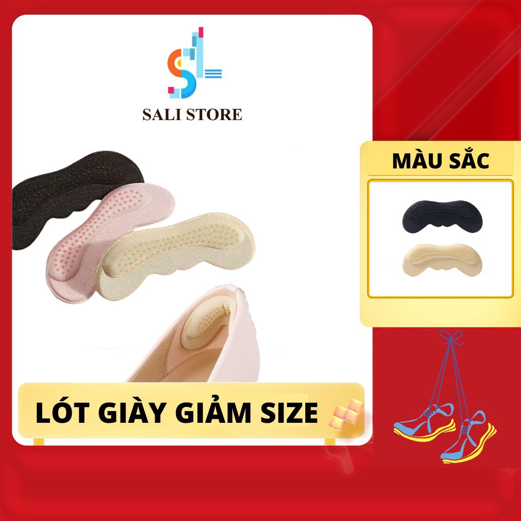 Miếng lót giày cao gót giảm size cho giày bị rộng, lót giày giúp chống tuột gót chân và trầy gót sau SALI BL021