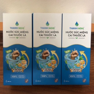 Cai Thuốc Lá Thanh Nghị Sản Phẩm Mới (chai 400ml /1 liệu trình)