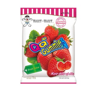 Kẹo dẻo qq want want gummies vị dâu 20g