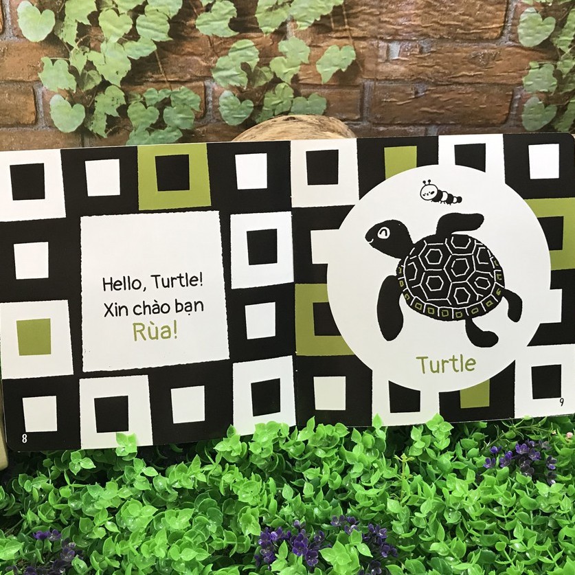 Sách Ehon - Song Ngữ Kích Thích Thị Giác Cho Bé 0-3 tuổi