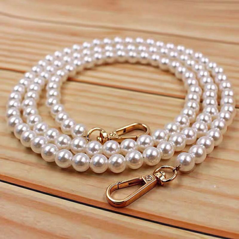 Dây đeo túi xách thời trang/túi đeo chéo của nữ chuỗi ngọc trai nhân tạo thay thế tiện lợi