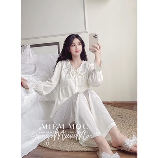 Đồ bộ pyjama nữ lụa latin hàng thiết kế