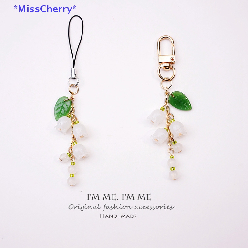Mchy &gt; Dây Đeo Điện Thoại Di Động Hình Hoa Lily Of the Valley Mới