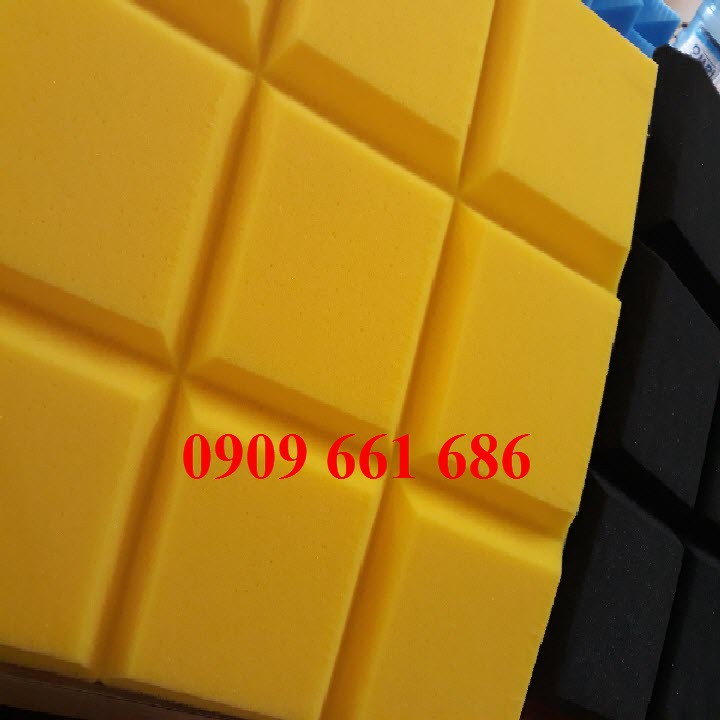 Mút tiêu âm 3 ô vuông tấm 50*50cm dày 4cm 3*3 ô