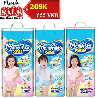 TÃ QUẦN MAMYPOKO GÓI ĐẠI L28/ XL24/ XXL20