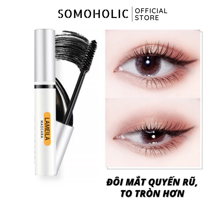 Mascara chuốt mi cong vút dày mi lâu trôi Lameila Somoholic MAS3