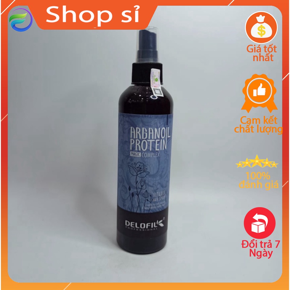 Xịt dưỡng tóc Vitamin Delofil 260ml