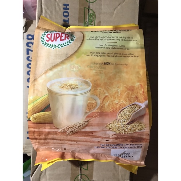 Ngũ Cốc Dinh Dưỡng Super Vị Truyền Thống 18Gói 25gr