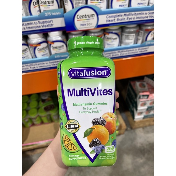 Kẹo Dẻo Vitafusion MultiVites Gummy Vitamins 260v