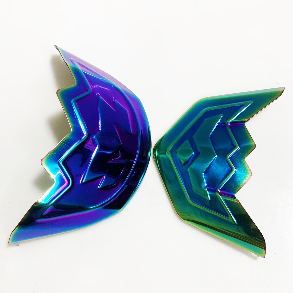 Bộ ốp mỏ dè trước sau titan xe AIRBLADE 2020-2021-giá 1 cặp