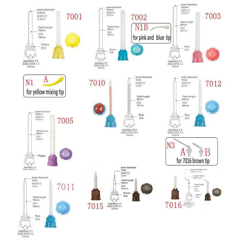 Đầu silicon dùng một lần thiết kế chuyên dụng cho nha khoa