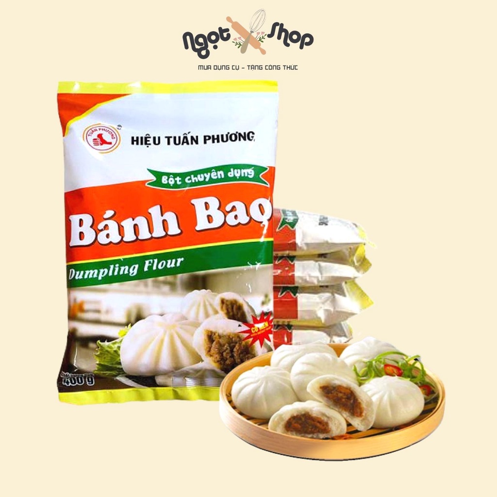 Bột bánh bao trộn sẵn men Tuấn Phương gói 400g