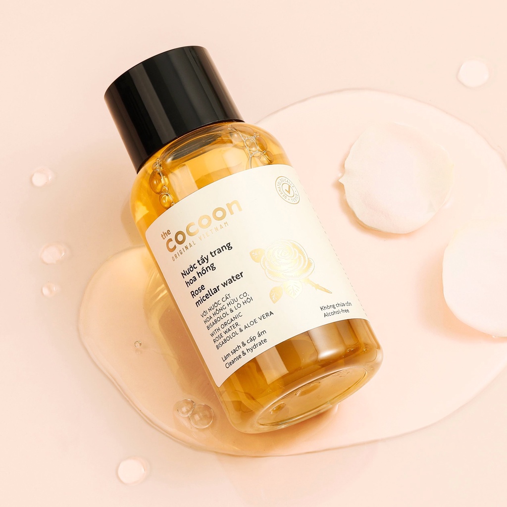 [Có sẵn] [Chính hãng] Nước Tẩy Trang Hoa Hồng Cocoon Rose Micellar Water 140ml