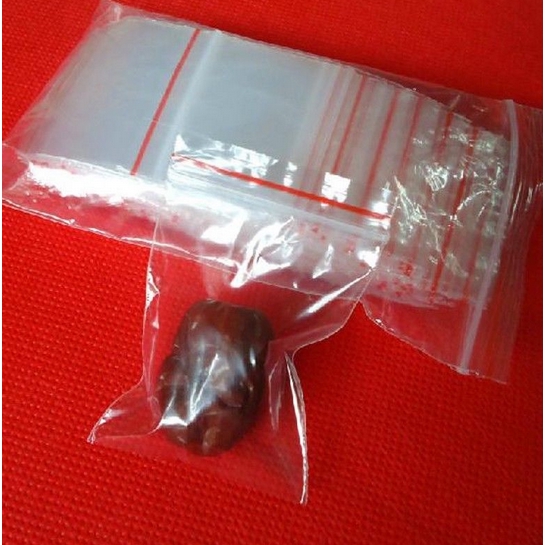 Set 100 túi zip nhựa 40 * 60mm chất lượng cao