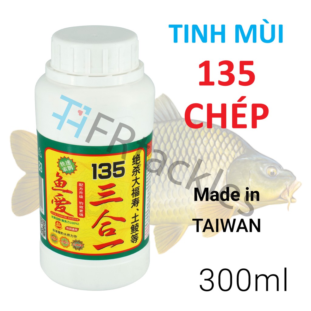 TINH MÙI CÂU CÁ 135 CHÉP MỒI CÂU CÁ CHÉP 135 Dung tích : 300ml Có video + Ảnh thật + Hàng đảm bảo chất lượng CHUYÊN CHÉP