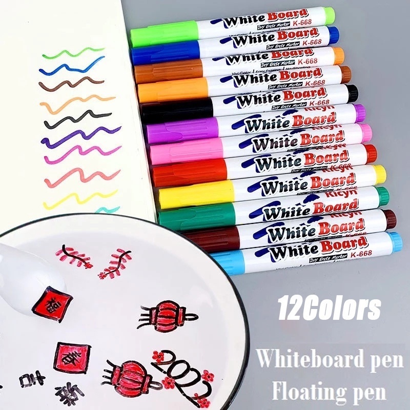 Set 8 / 12 Bút Lông Màu Sắc Đáng Yêu
