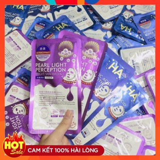 [Hộp 20 Miếng] Hộp Mặt Nạ HA Xanh Tím MayCreate [cos289]