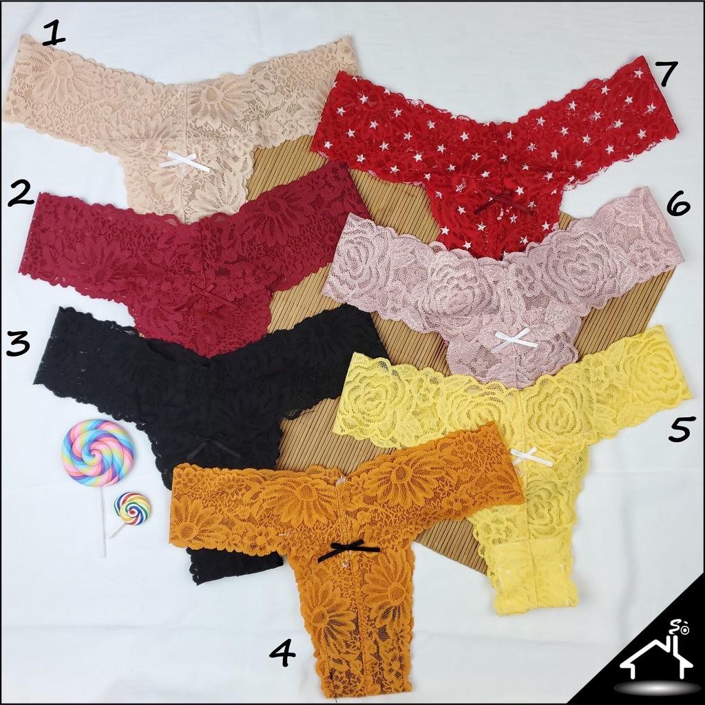 Quần lót, chip sexy ren hoa 7 màu kiểu T by Nhà Sò QL14