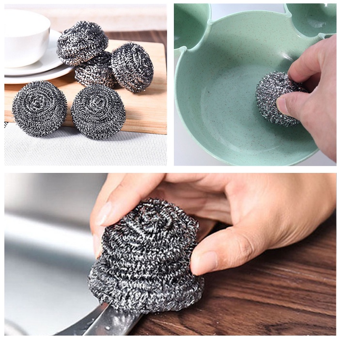 Bộ 4 Bóng Bùi Nhùi Dùng Rửa Chén Tiện Dụng