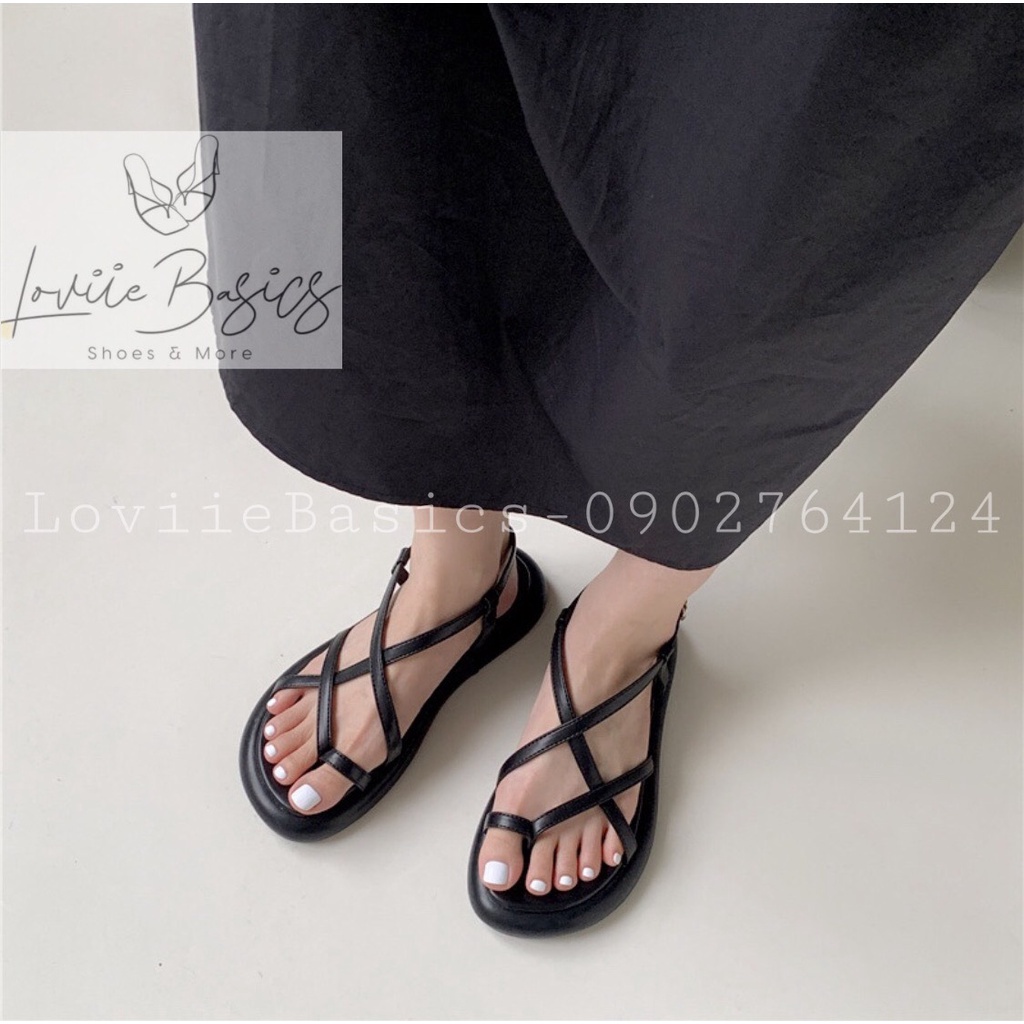 DÉP NỮ THỜI TRANG LOVIIEBASICS - DÉP TÔNG QUAI NGANG KẸP ĐI BIỂN ĐẾ BỆT NỮ TÍNH D210533 S220519