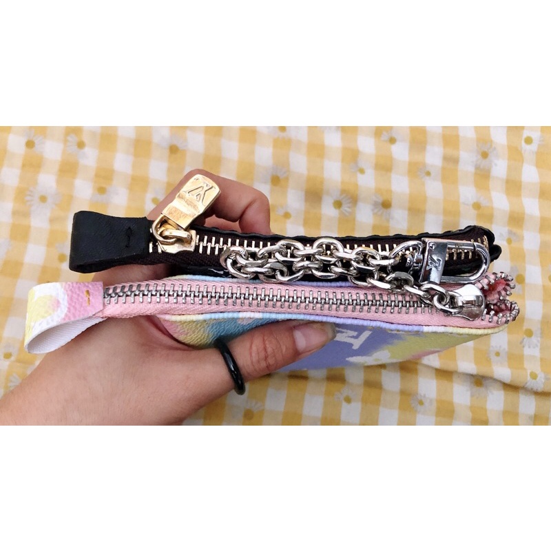 Ví thẻ, Phụ Kiện Túi, Móc khoá, Ví Nhỏ Khoá Kéo LV Siêu Xinh