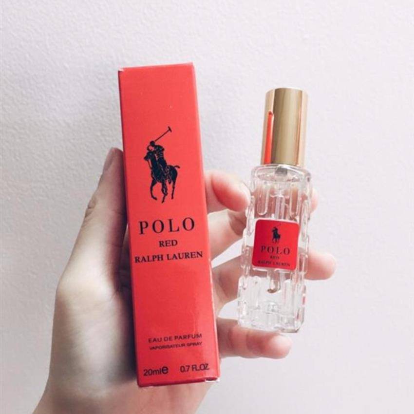 Nước hoa Polo mini nam 20ml Đủ Mùi- Thơm Cực Lâu- Dạng Xịt- Polo Red (Đỏ)