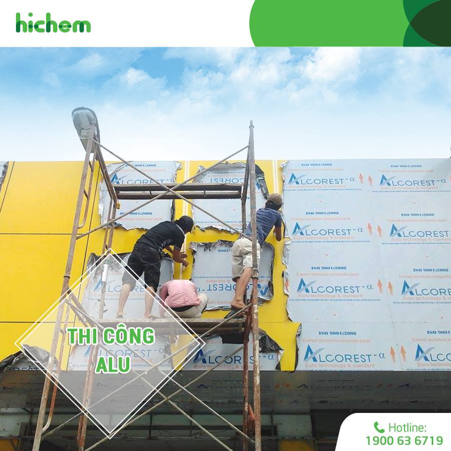 Keo HIBOND HICHEM - Chuyên dán tấm alu, gỗ, nhôm