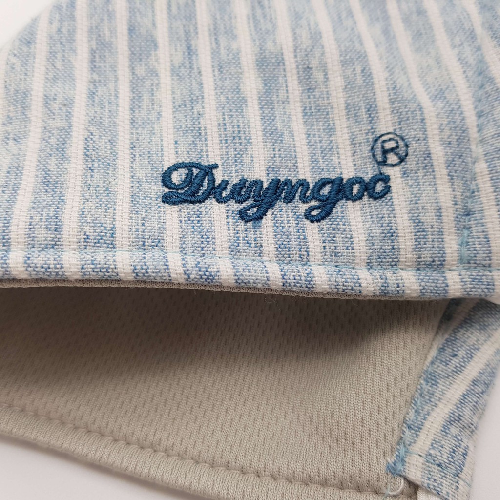 Khẩu trang sọc nhỏ vải Linen cao cấp Duy Ngọc (7062) | BigBuy360 - bigbuy360.vn