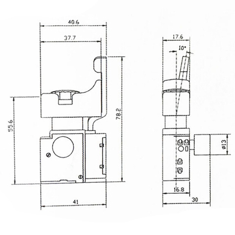 Công Tắc Điều Khiển Tốc Độ Máy Khoan Fa2-4 / 1bek 6a 250v