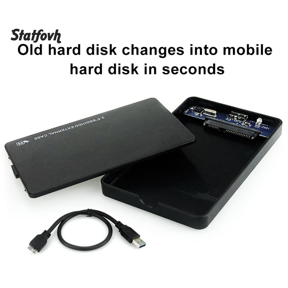 Hộp Đựng Ổ Cứng Ngoài Hdd Ssd Sata Usb 3.0 / 2.0 2.5inch Cho Pc | BigBuy360 - bigbuy360.vn