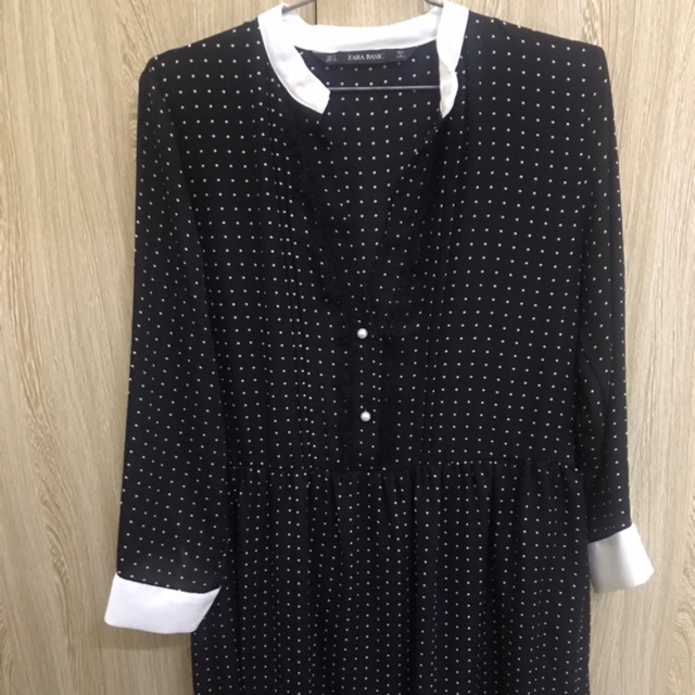 Váy Zara chấm bi chính hãng size S pass - Hàng có sẵn