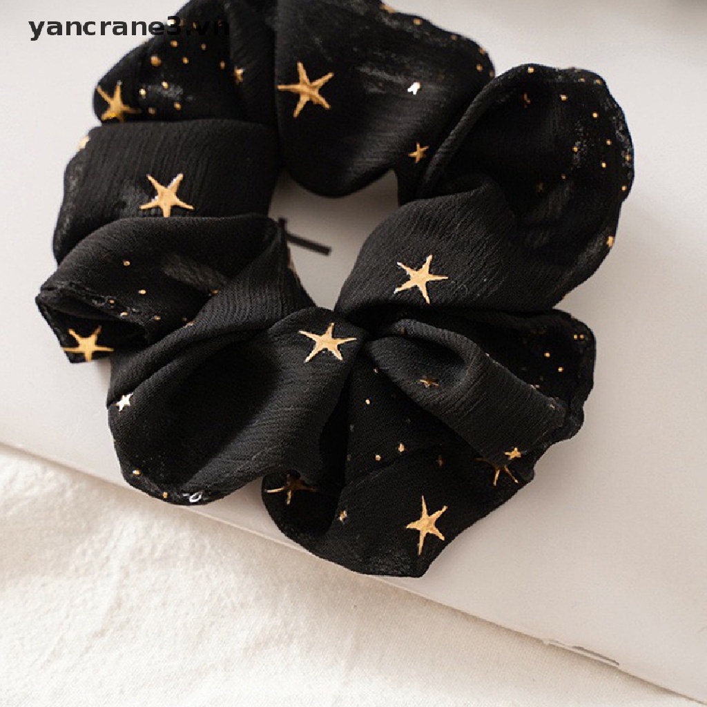 Dây Cột Tóc Cao Su Co Giãn In Họa Tiết Xinh Xắn Cho Nữ {yancrane3.vn} 3